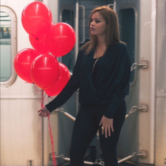 Long sleeve black sweater top - Picture 2 of 7